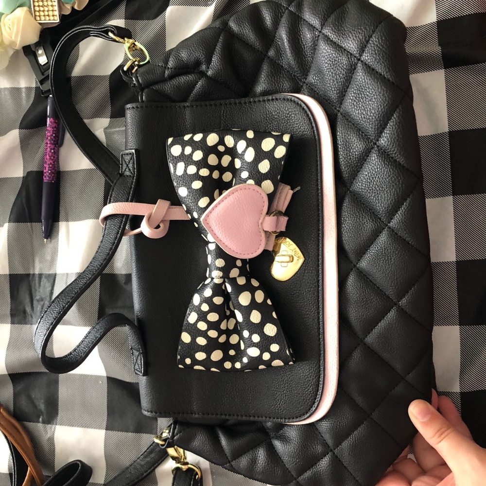 Black Betsy Johnson Purse